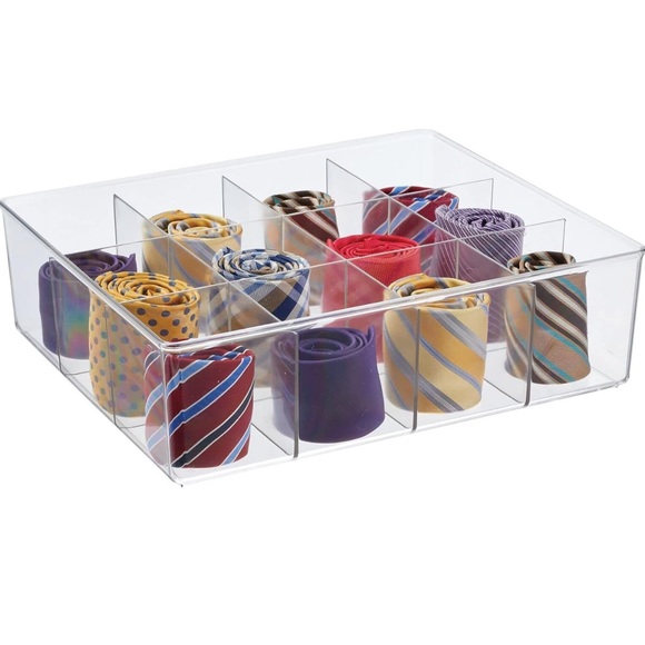 Plastic 12 Compartment Divided Drawer and Closet Storage bin - Picture 2 of 8